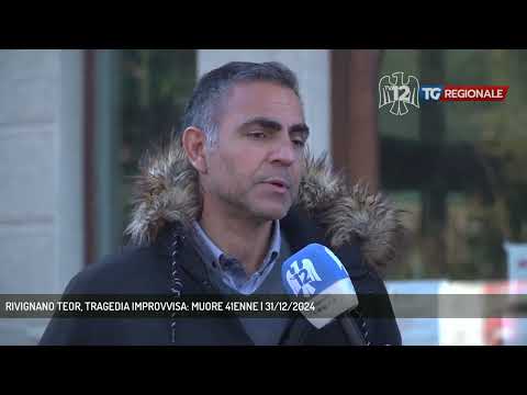 RIVIGNANO TEOR, TRAGEDIA IMPROVVISA: MUORE 41ENNE | 31/12/2024