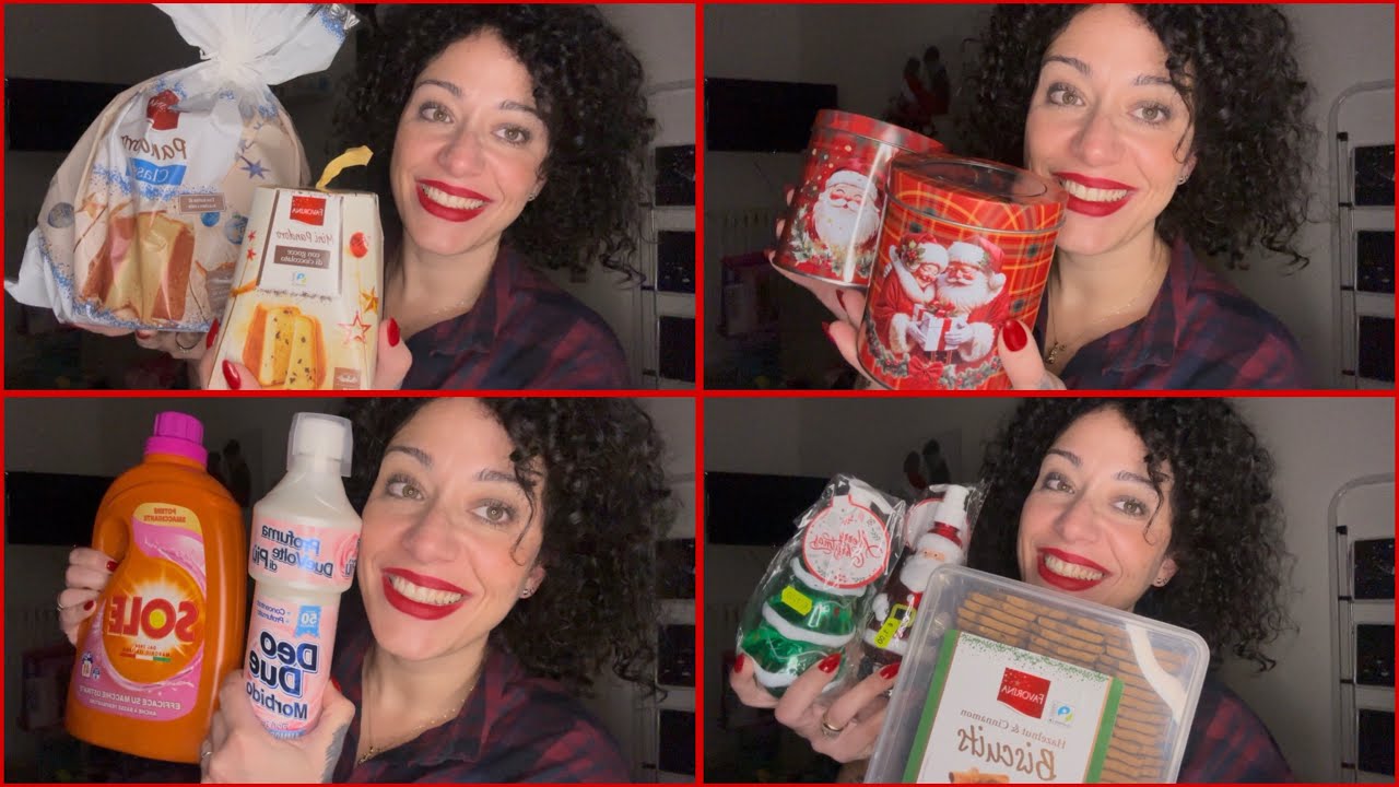 Asmr ita ~ Svuota la spesa (Lidl, cinese e detersivi) 🎄