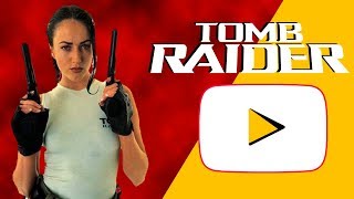 Natalie Cook As Lara Croft 1996 Commercial