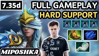 11100 AVG MMR - Miposhka CRYSTAL MAIDEN Hard Support Gameplay - Dota 2 Full Match Gameplay