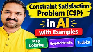 Information Constraint Satisfaction Problem (CSP) in AI with Examples | Map Coloring, Cryptarithmetic & Sudoku Guide