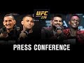 UFC 236: Holloway vs. Poirier 2 Press Conference