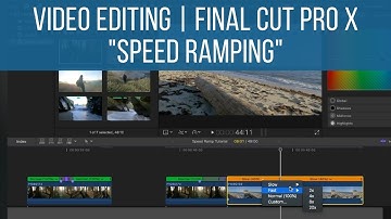 Speed Ramping in Final Cut Pro X - Video Editing Tutorial