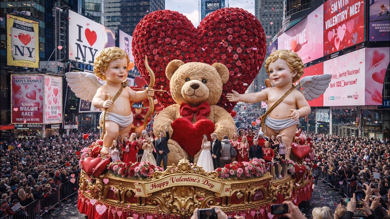 New York City Valentine’s Love Parade 2026 | Massive Romantic Street Festival
