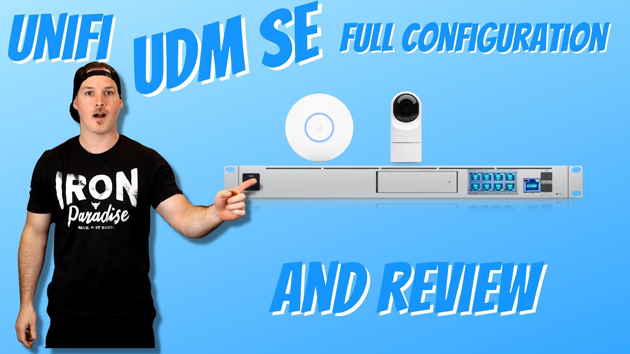 Udmse Rack Setup UDM SE Full Configuration and review - YouTube