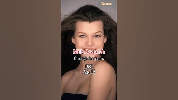 Milla Jovovich through the years