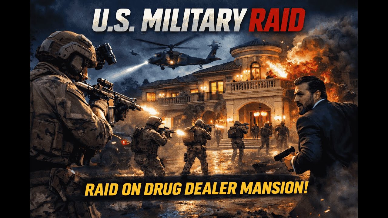 AI Military Raid on Drug Dealer | Futuristic AI Army Action | Cinematic Warfare