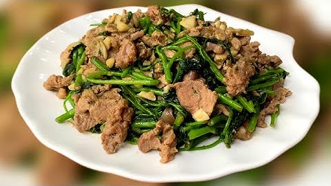 Cách Làm Rau Lang Xào Bê Tỏi Xanh Mướt Giòn Ngon