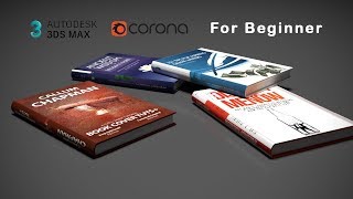 How To Make Book (3Ds Max and Corona Render) For Beginner