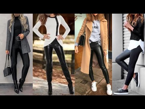 Cómo combinar Leggins de Cuero con Zapatillas para un Look de Maquillaje  Perfecto - Hair Topel G