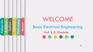 Introduction to Basic Electrical Engineering Course| #BEECourse | #ProfSDGhodake | #LLAGT
