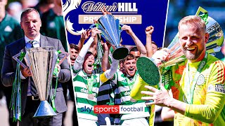 Celtic lift the Scottish Premiership Trophy & celebrate in style! 🏆🍀