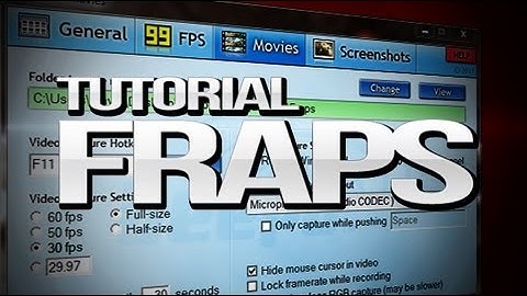 How To: Remove Fraps Black Screen Problem While Recording Desktop