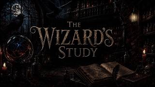 the wizard’s study: a dark sanctuary 🖤🐦‍⬛