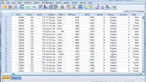 Opening none SPSS files