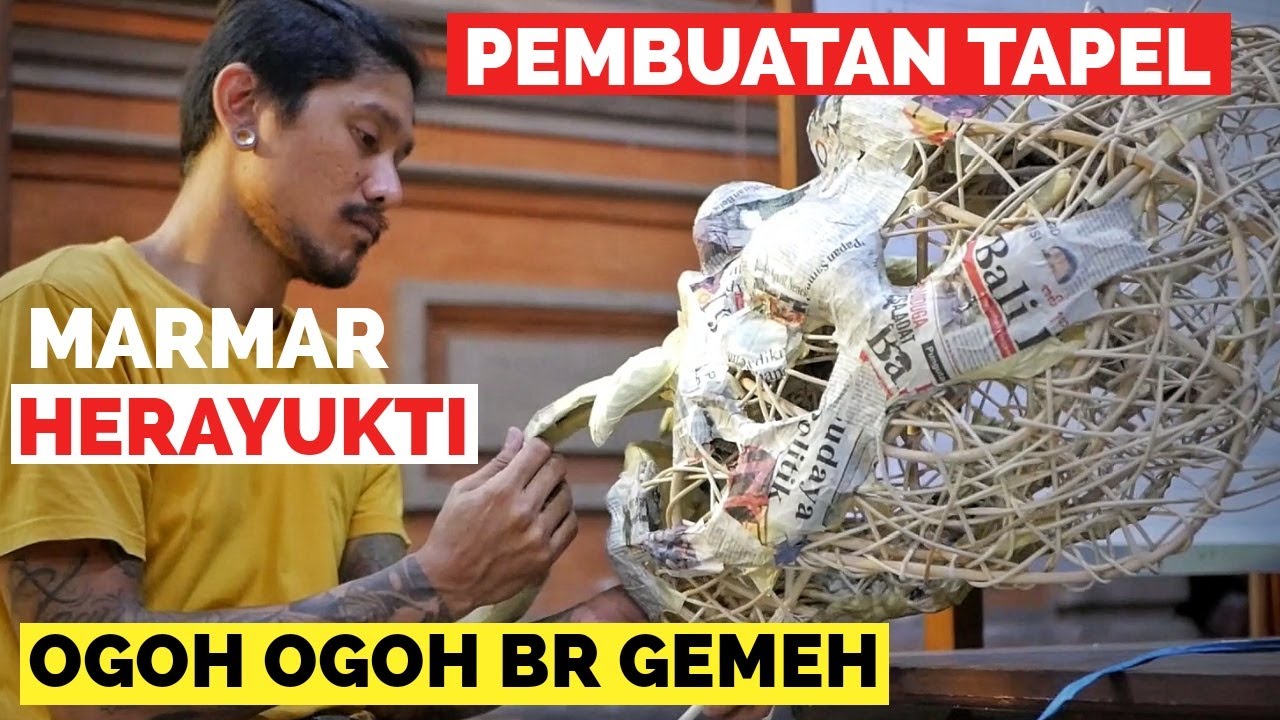Pembuatan TAPEL OGOH OGOH BR. GEMEH - MARMAR HERAYUKTI - Meme Dewa Ratu