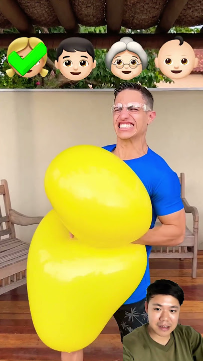 Pop the giant balloon⁉️