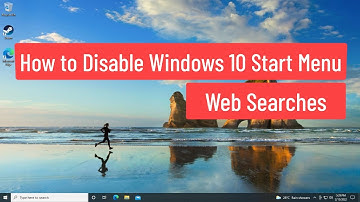 How to Disable Windows 10 Start Menu Web Searches
