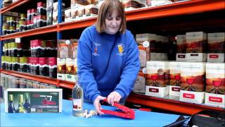 Three Lever Wine Bottle Corker, By The Home Brew Shop