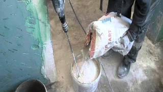 Как приготовить шпаклевку видео как разводить ротбанд