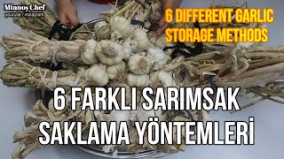 6 Farklı Sarımsak Saklama Yöntemleri.Sarımsak Nasıl Saklanır.Sarımsak.Yemek Tarifleri