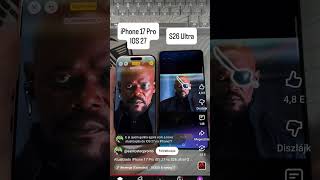 iPhone 17 Pro iOS 27 vs. Samsung S26 ULTRA - "Radír" funkció