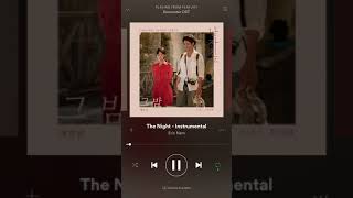 Video thumbnail of "The night instrumental Eric Nam  - encounter ost"