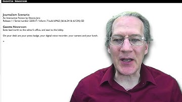 Inform 7: Coding a journalism-themed setting, props, and NPCs (Video 2, Computers and Writing 2022)