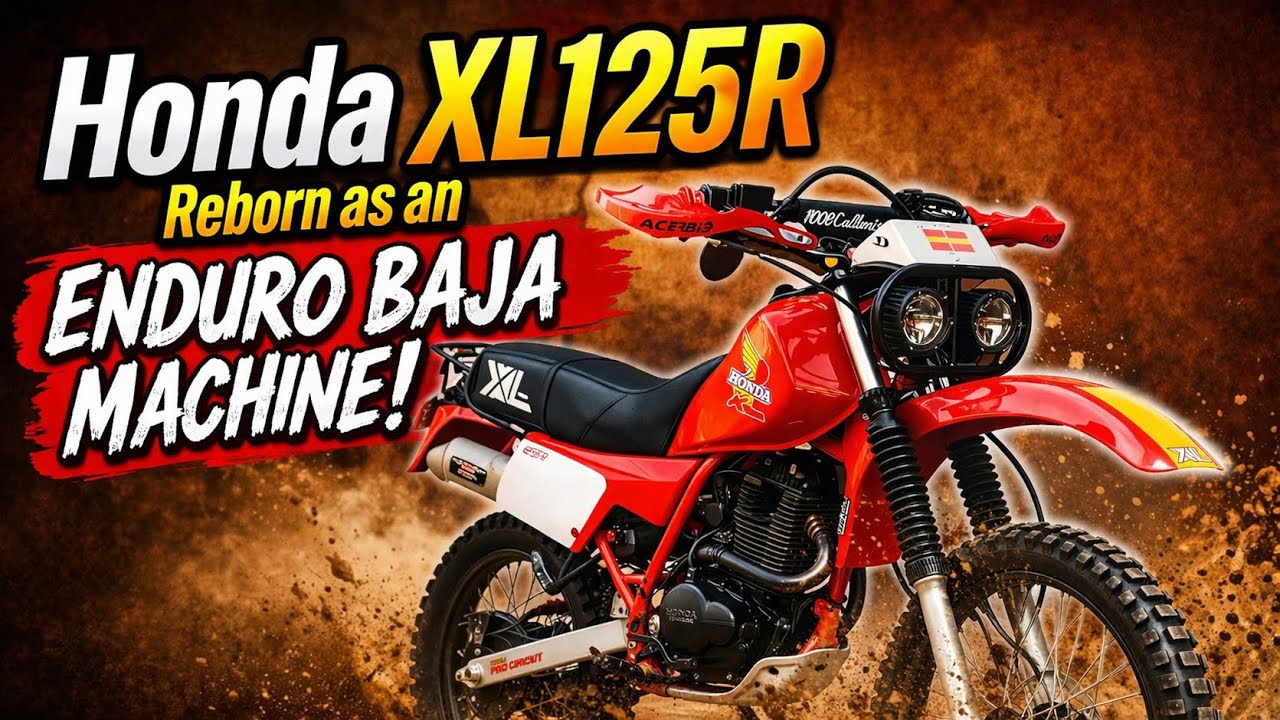 From Classic to Baja: Honda XL125R Full Restoration & Custom Build 