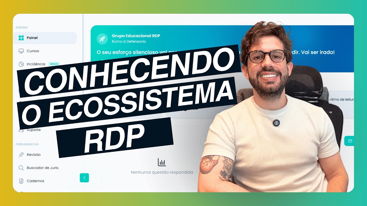 Apresentação da plataforma do Curso RDP