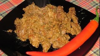 Кaрри из гoвядины. Curry beef. видео Говядина в пиве с грушами и медом