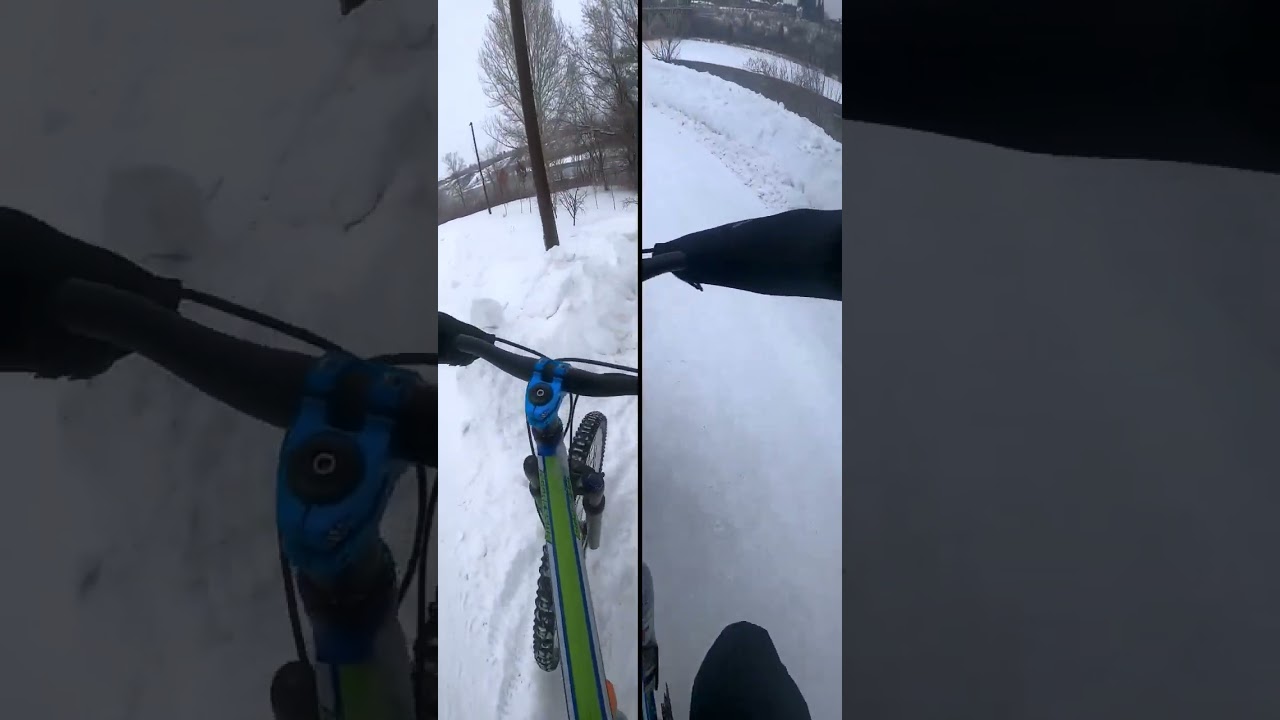 Saskatoon Canada, Post Christmas winter Storm Bike ride