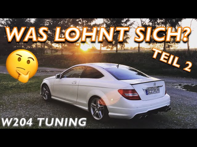 WELCHES TUNING HAT SICH AN MEINEM C KLASSE COUPE W204 GELOHNT? PRO / CONTRA  TEIL 2 TECHNIK 