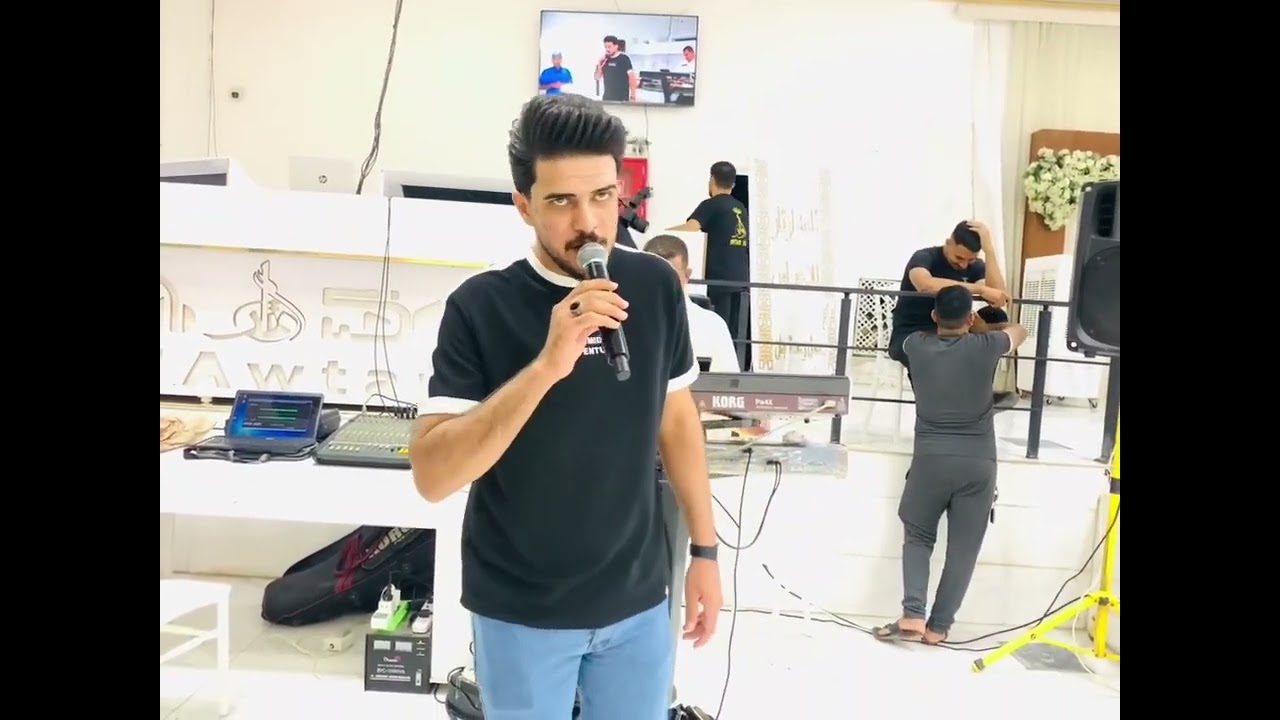 اسمع المواويل+عتابة من الفنان🎤ابراهيم الدخيل مع العازف🎹 اثير النجم زفاف علاوي العصافير والف مبروك 🎊