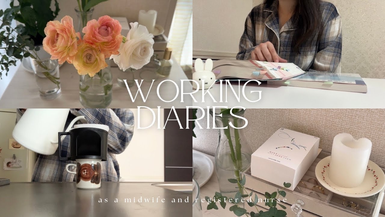 3交代制で働く助産師（看護師）の暮らし記録 🎬｜仕事終わりのお祭り🍎｜お花とカレンダー🍀｜出勤前のサンドイッチ作り🥪｜Jan-Feb vlog ☃️