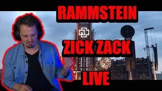 METAL SINGER REACTS | Rammstein - Zick Zack Live 2022 Multicam | BLUE SKY THEORY