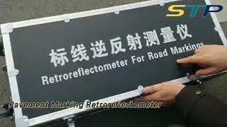Accurate Pavement Marking Retroreflectometer 8GB Storage Portable
