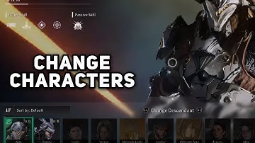 How To Change Characters In The First Descendant PC