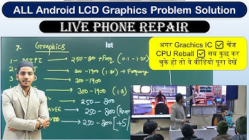 All Android LCD Graphics Section Explain By Ali Sir || Join Next Online & Offline Batch 8851213933