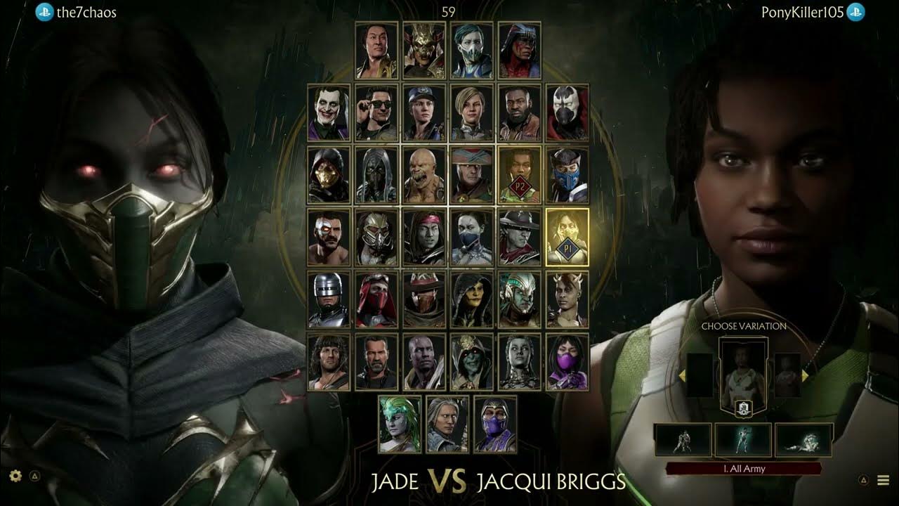 Mortal kombat 11 multiplayer Character medley Sub Zero YouTube