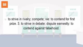 Definition: Contend