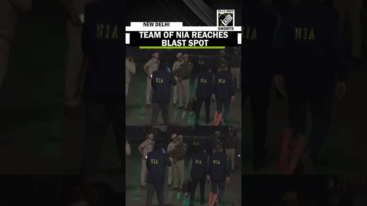 Delhi Red Fort Blast: Team of NIA reaches blast spot at Red Fort in Delhi