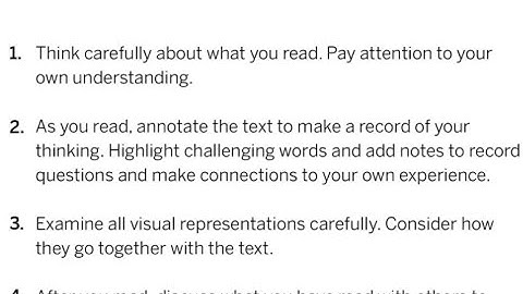 VIDEO GUIDE: Active Reading Skills