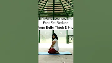 Fast Fat Reduce from Belly, thighs and hips #shorts #reducefat #excercise