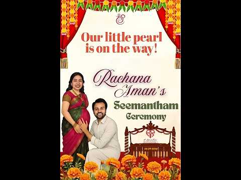 LIVE || Rachana & Aman || Baby Shower