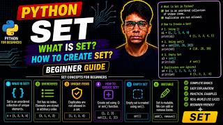 Set in Python Tutorial | What is Set Create a Set | Python for Beginners