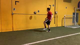 The Wall and Me - Inside of the Foot Juggling
