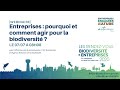 Replay intgral webinaire entreprises pourquoi et comment agir pour la biodiversit