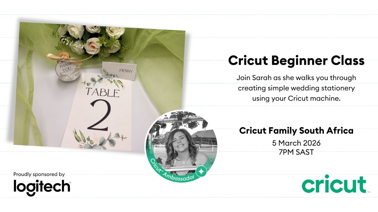 Cricut Beginners Class - Wedding Stationery