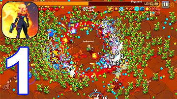 Mars Survivors - Gameplay Walkthrough Part 1 Max Level (iOS, Android)